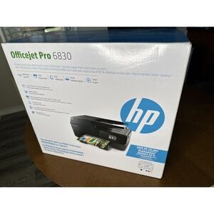 HP OfficeJet Pro 6830 Wireless All-In-One Printer Scanner Copier Fax, New Sealed